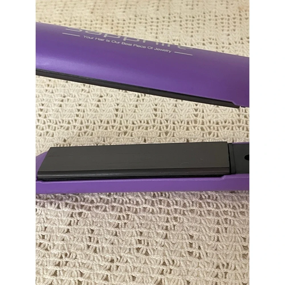 Sapphire Professional Hair Straightener Purple Flat Iron Adjustable 180-450F